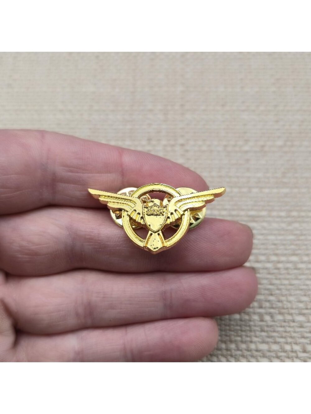 Marvel Agent Carter Strategic Scientific Reserve SSR Eagle Wings Lapel Pin A8663